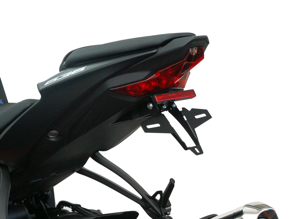 Kennzeichenhalter IQ4 für Kawasaki ZX-6R (2019-2026) für Originalblinker Kennzeichenhalter IQ4 für Kawasaki ZX-6R (2019-2026) für Originalblinker