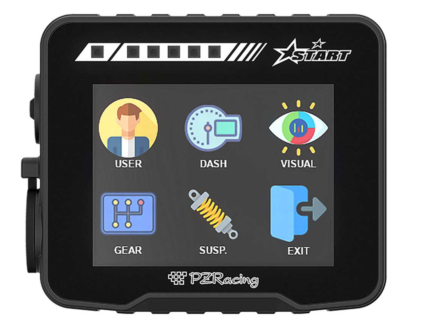 Start Laptimer GPS di base con display a colori Acquisizione dati a 50 Hz e Wifi