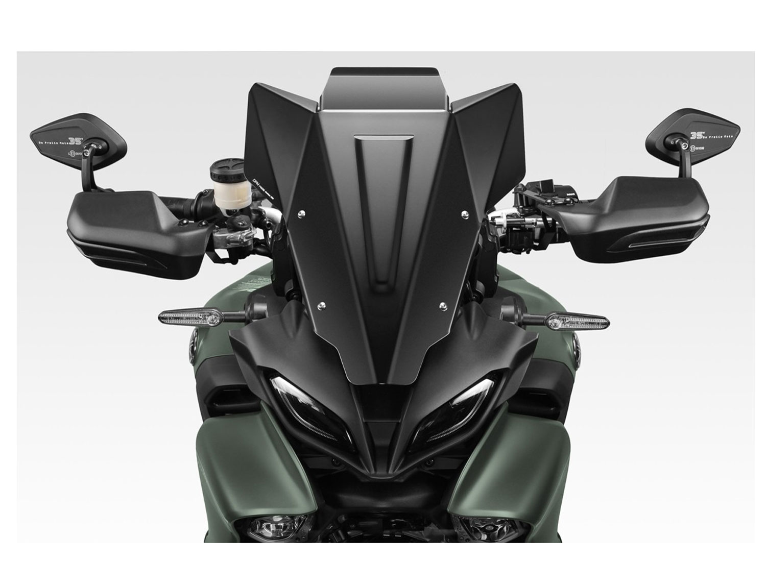 Specchio terminale Revenge SS con peso manubrio per Yamaha Tracer 9 (2025-2026)