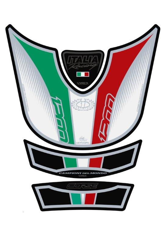 Tampone carburante Motografix per Ducati Multistrada 1200 | TD016W Tampone carburante Motografix per Ducati Multistrada 1200 | TD016W