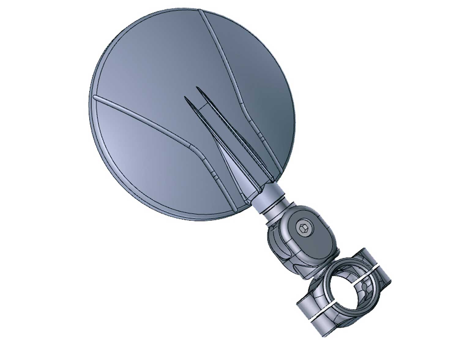 Specchio manubrio FLEXI 7699 per Supermoto | Enduro | Naked