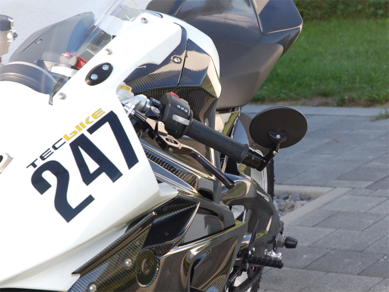 Specchietto per manubrio per BMW S1000RR | S1000R con adattatore Specchietto per manubrio per BMW S1000RR | S1000R con adattatore