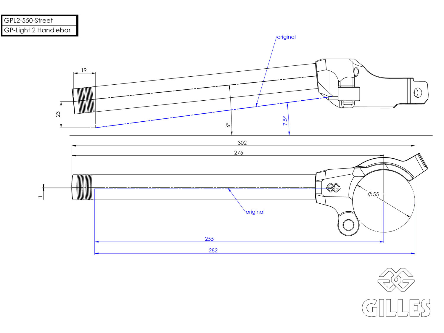 Lenker GPL2-550-STREET