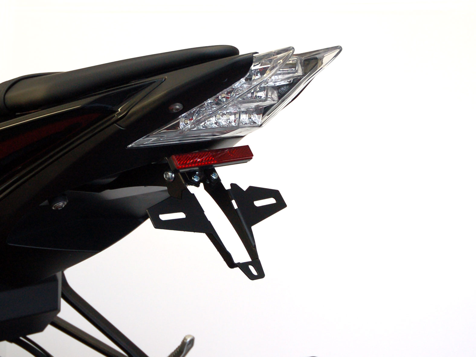 Porta targa IQ4 per BMW S1000RR (2009-2018) Portatarga IQ4 per BMW S1000R (2014-2020) per indicatori di direzione originali