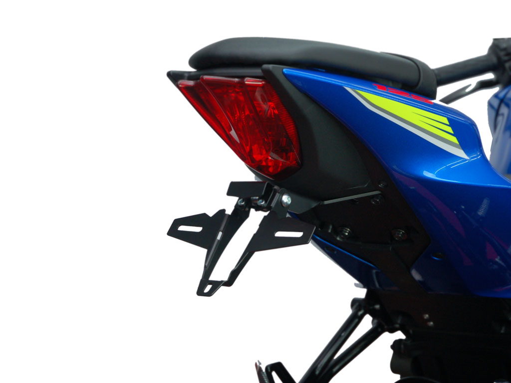 Porta targa IQ1 per Suzuki GSX-S125 | GSX-R125 (2017-202020) Kennzeichenhalter IQ1 für Suzuki GSX-S125 | GSX-R125 (2017-2026) für Originalblinker