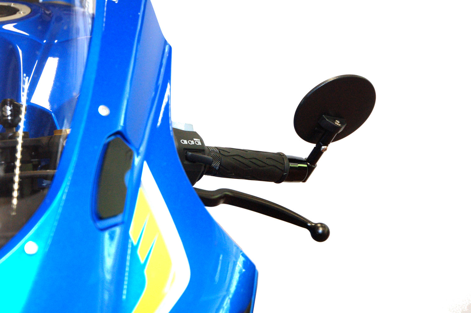 Specchio a barra per Suzuki GSX-R 1000 con adattatore per il peso del manubrio Suzuki