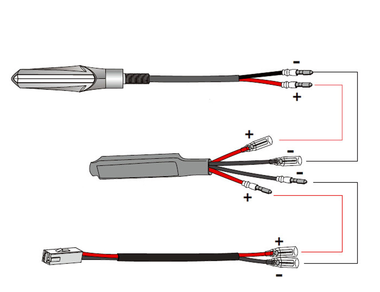 Blinkeradapterkabel mit Widerstand universal 10 Ohm | 10 Watt Blinkeradapterkabel mit Widerstand universal 10 Ohm | 10 Watt