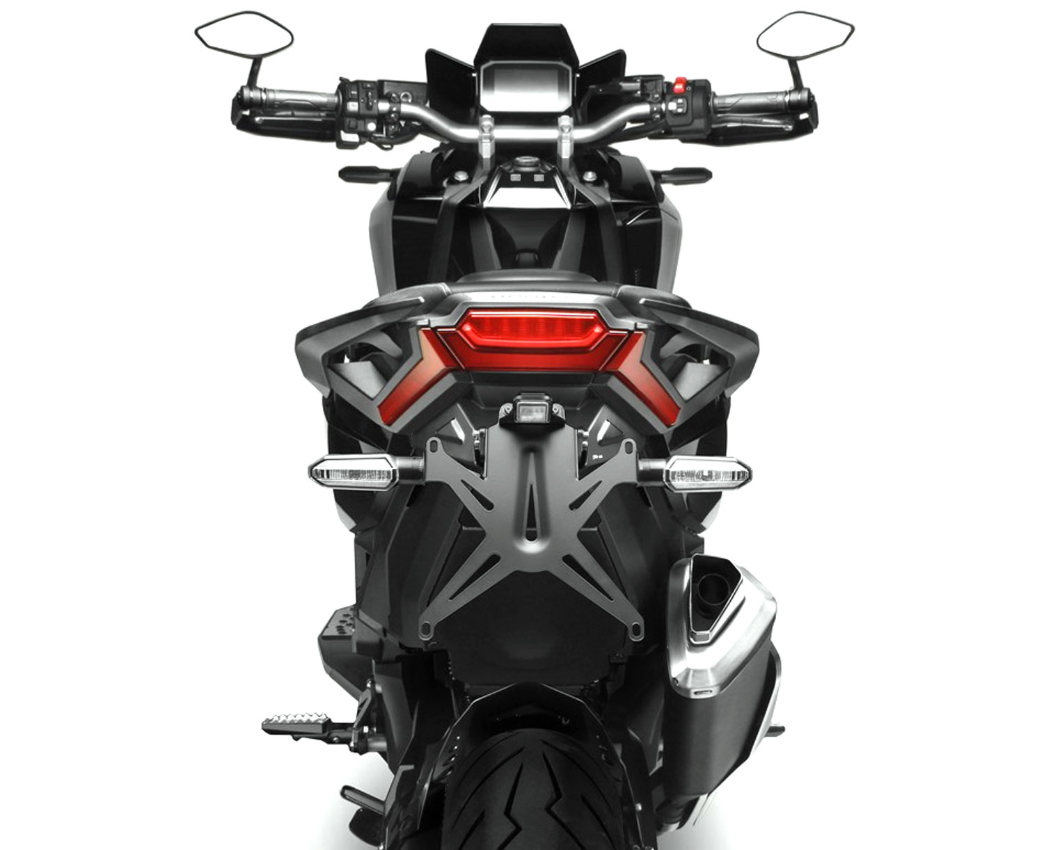 Porta targa CHALLANGE per Honda X-ADV (2021-2025) Porta targa CHALLANGE per Honda X-ADV (2021-2025)