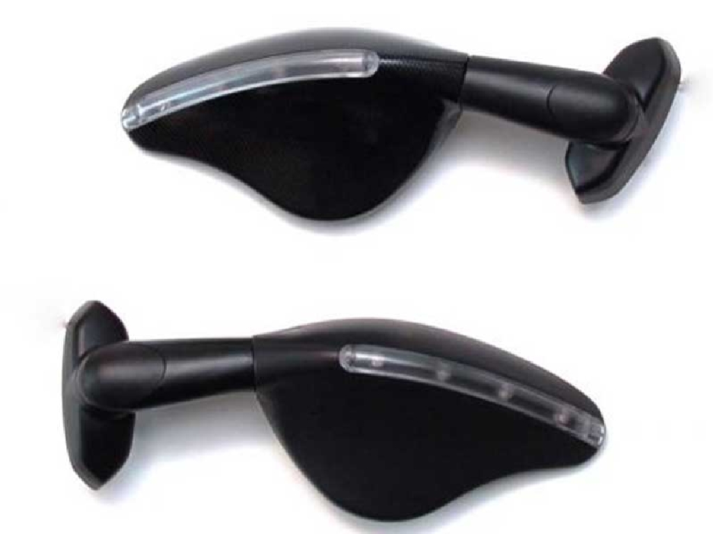 Specchio indicatore 7037-7038 Distanza 28-50 mm nero