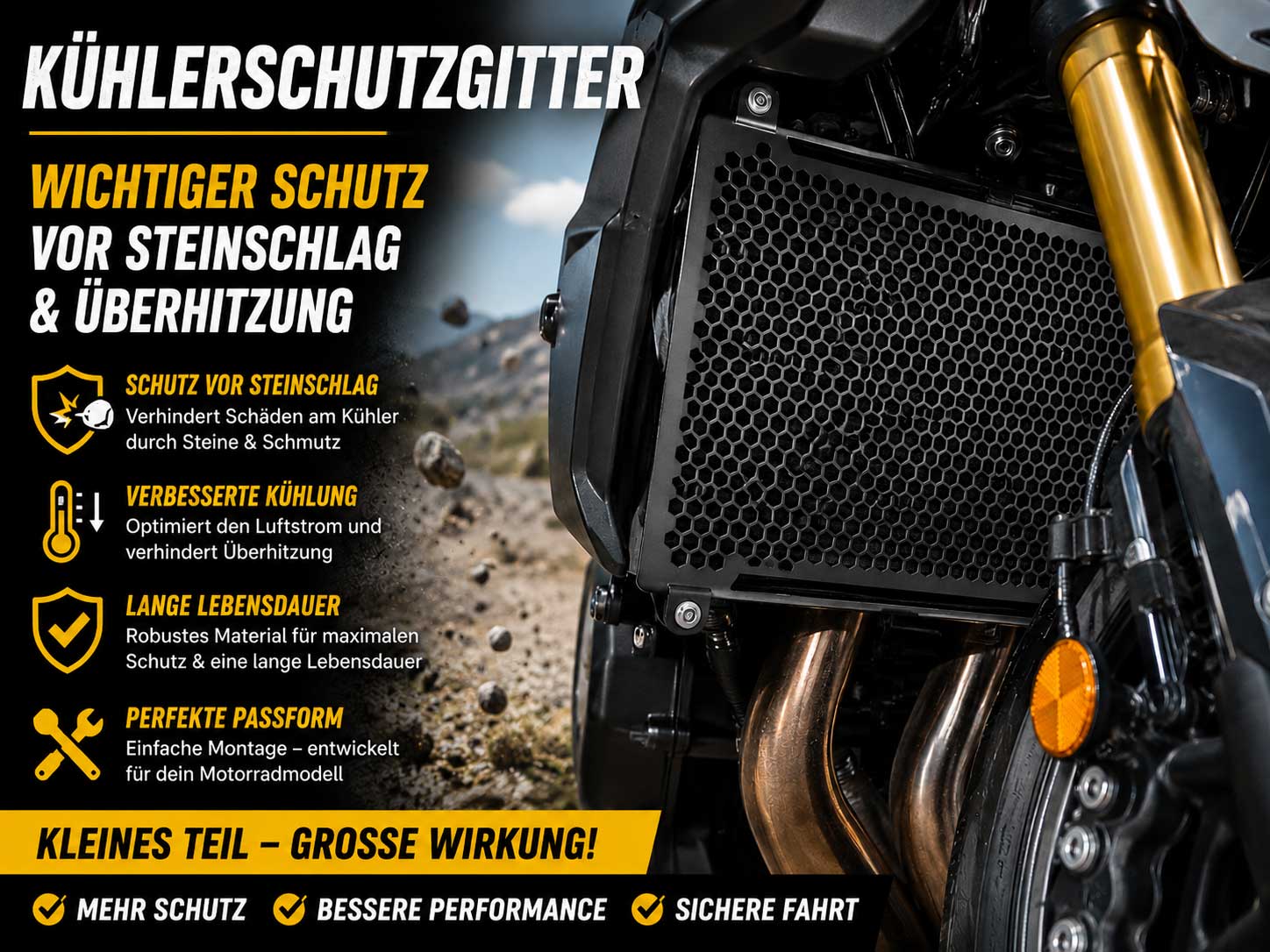 Kühlerschutzgitter - Wichtiger Schutz vor Steinschlag & Überhitzung