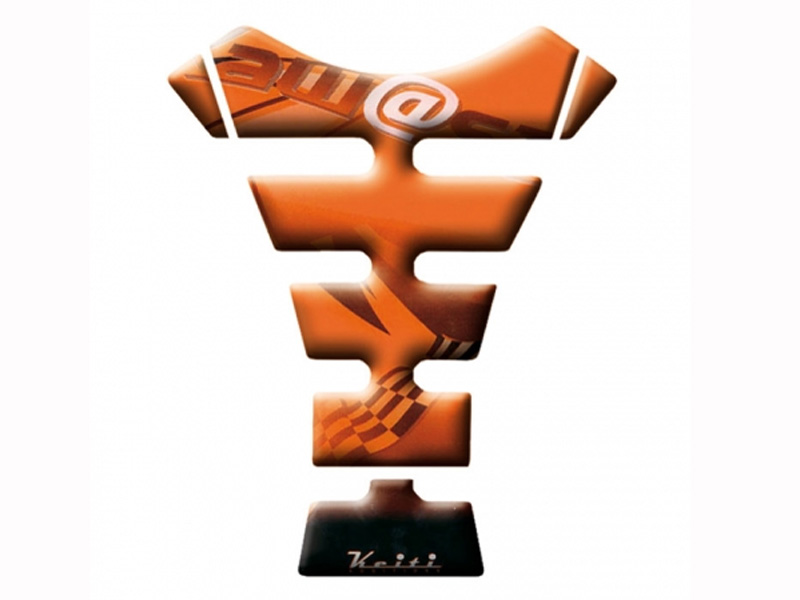 Tampone carburante Keiti per Kawasaki TK025 arancione