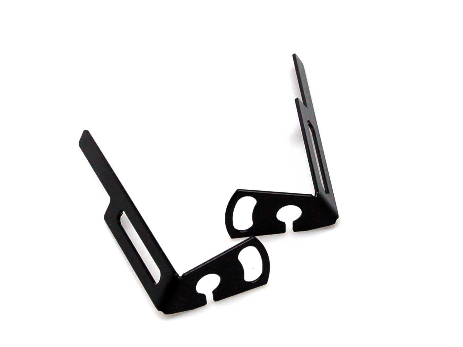 Kennzeichenhalter IQ4 für KTM 690 DUKE (2008-2011) für Originalblinker Portatarga IQ1 per Triumph Speed Triple 1200 RS | RR (2021-2026) (OB) (D)