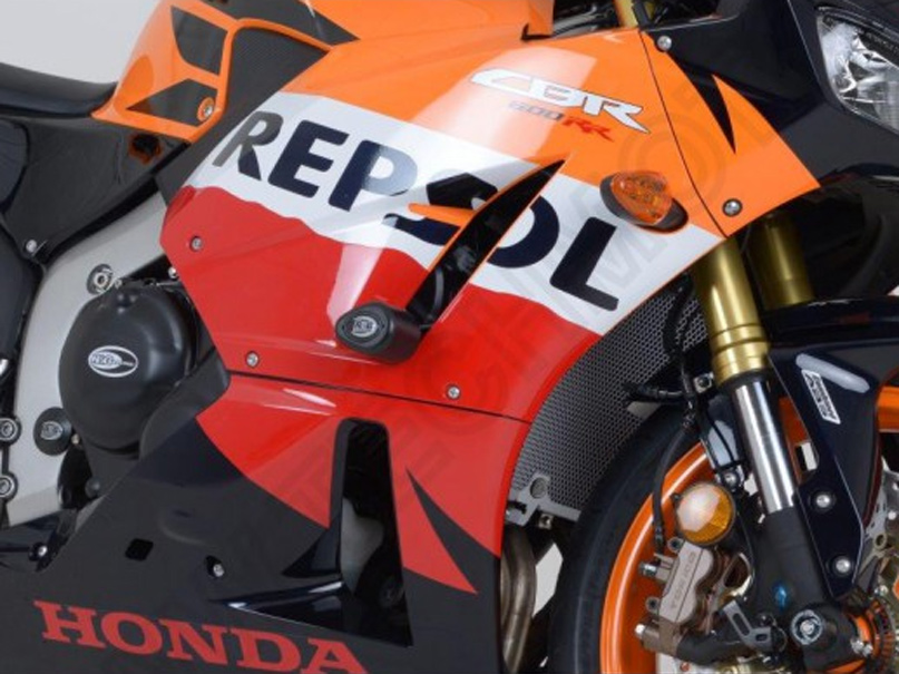 Radiatore a griglia nera per Honda CBR600RR (2013-2017) Radiatore a griglia nera per Honda CBR600RR (2013-2017)