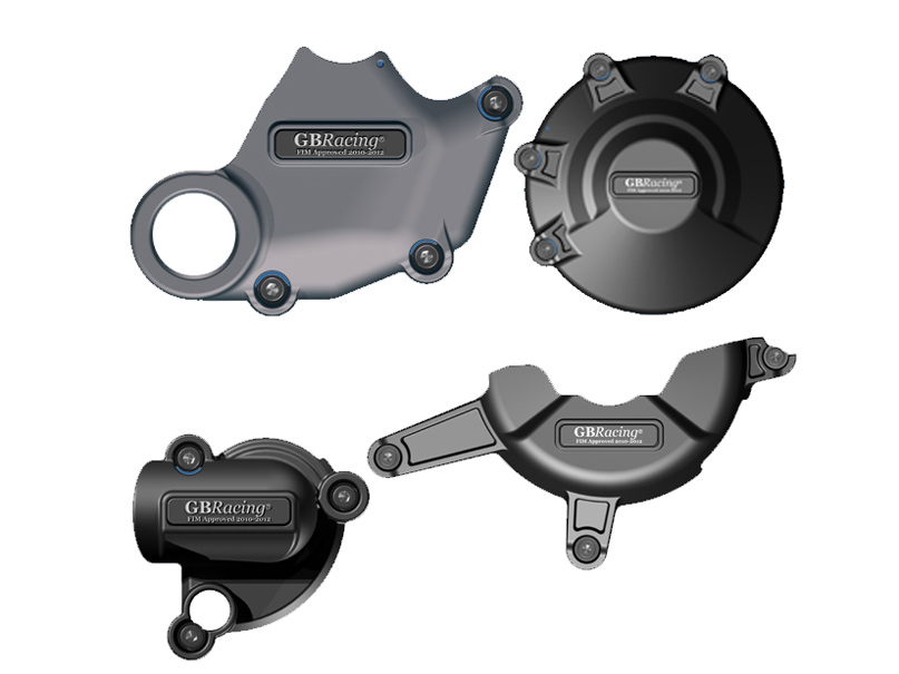 Set di protezioni alternatore, pompa acqua, olio e frizione per Ducati 848 tutti di GB Racing Set di protezioni alternatore, pompa acqua, olio e frizione per Ducati 848 tutti di GB Racing