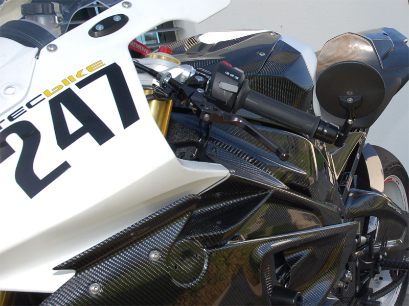 Specchietto per manubrio per BMW S1000RR | S1000R con adattatore Specchietto per manubrio per BMW S1000RR | S1000R con adattatore