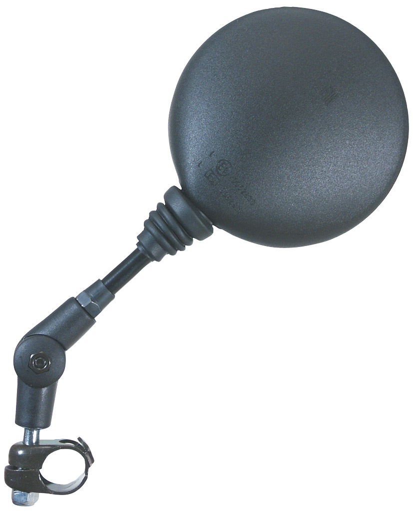 Specchio 1820 per manubrio universale nero sinistro o destro omologato E