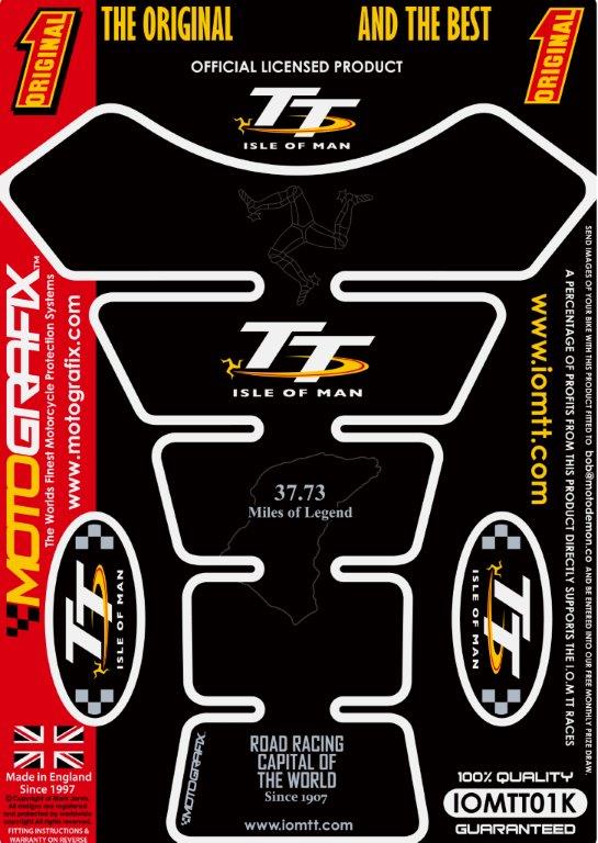 Motografix Tankpad Isle Of Man TT Races | IOMTT01 nero Motografix Tankpad Isle Of Man TT Races | IOMTT01 nero