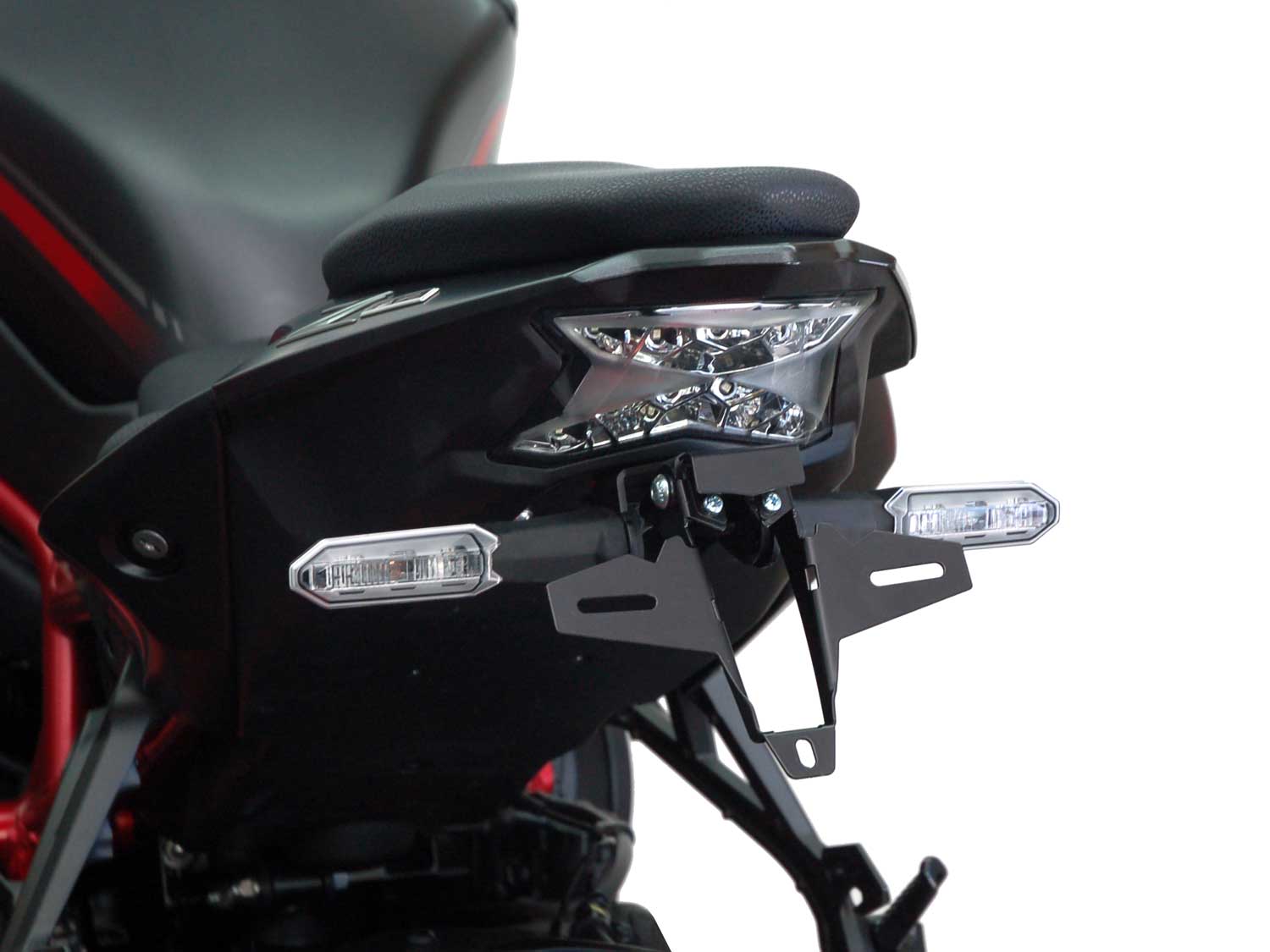 Kennzeichenhalter IQ7 für Kawasaki Z H2 (2020-2026) per gli indicatori originali Kennzeichenhalter IQ7 für Kawasaki Z H2 (2020-2026) per gli indicatori originali