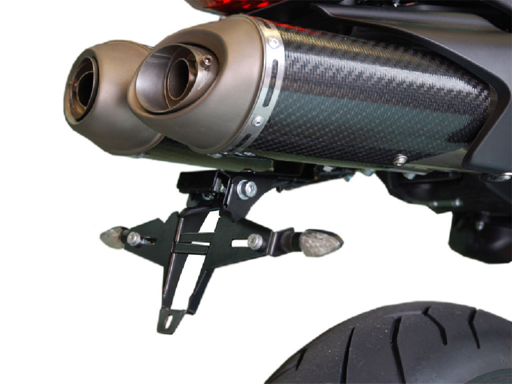 Kennzeichenhalter IQ1 für Ducati Hypermotard 1100 | 796 für Originalblinker