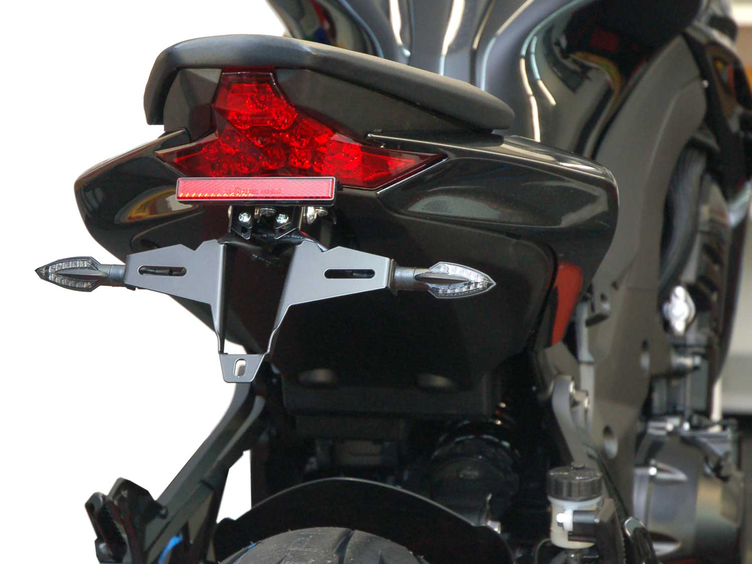 Porta targa IQ4 per Kawasaki Z 1000 (2014-2019) Indicatori accessori