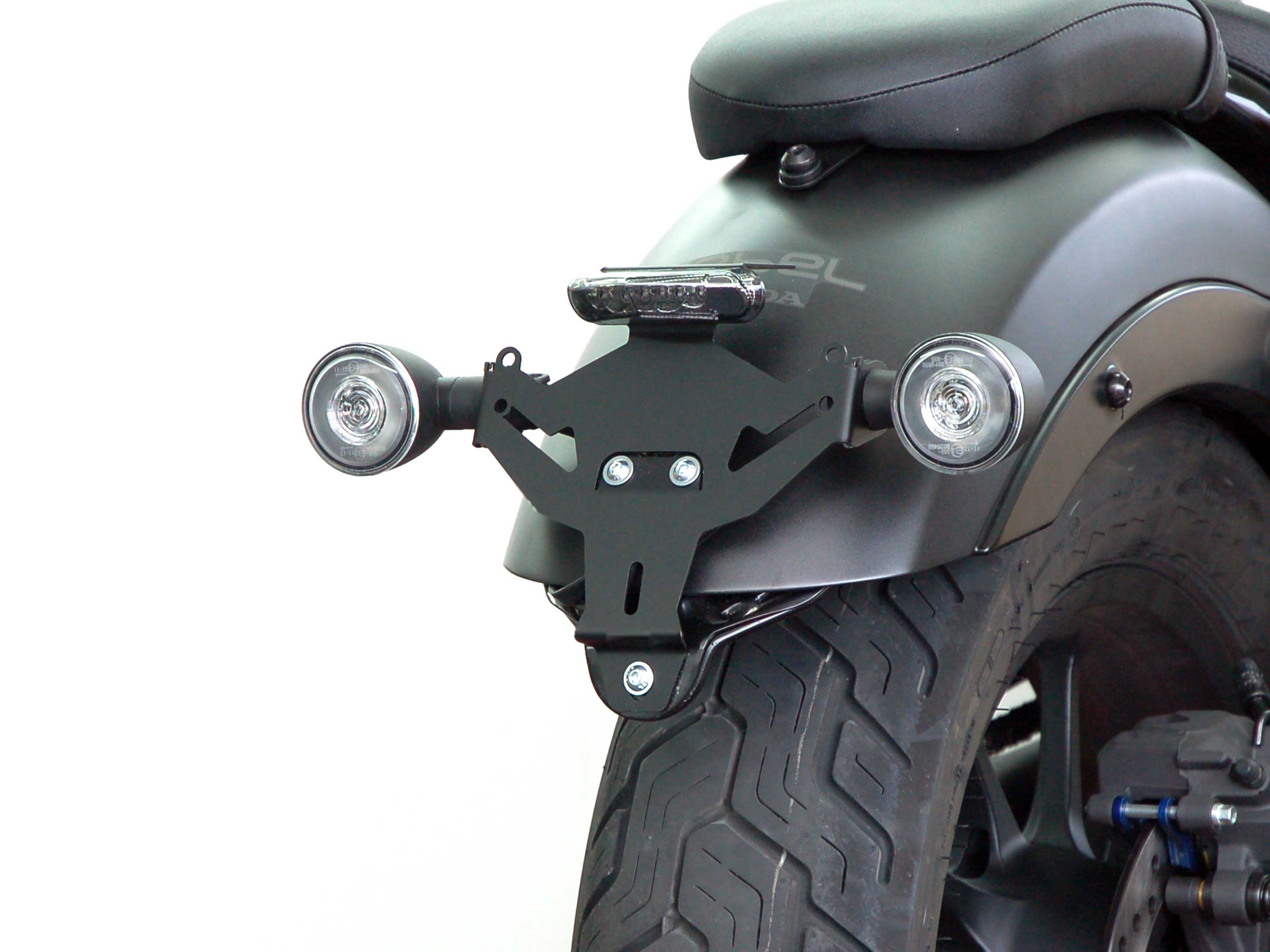Portatarga IQ8 per Honda CMX 1100 Rebel (2021-2026) Porta targa IQ8 per Honda CMX 500 Rebel (2017-2019) per ZB