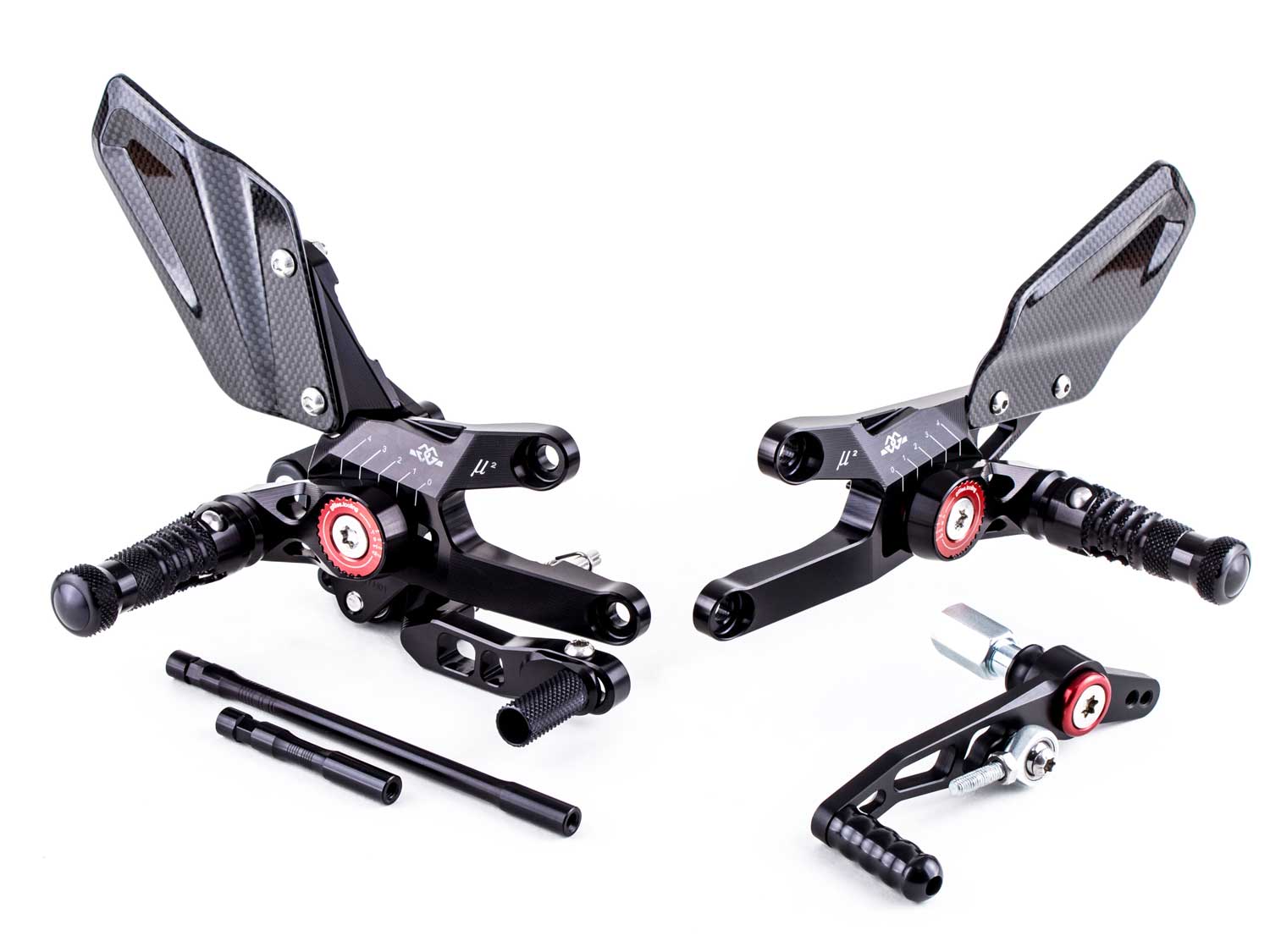 Sistema di pedane MUE2-H01 per Honda CBR1000RR (2017-2019) Sistema di pedane MUE2-H01 per Honda CBR1000RR (2017-2019)