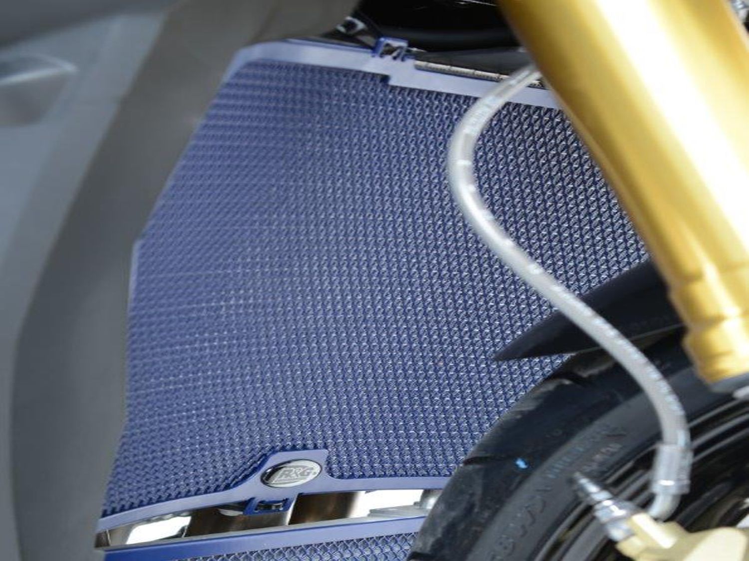 Radiatore griglia radiatore raffreddatore acqua blu scuro per BMW S1000RR (2015-2018)