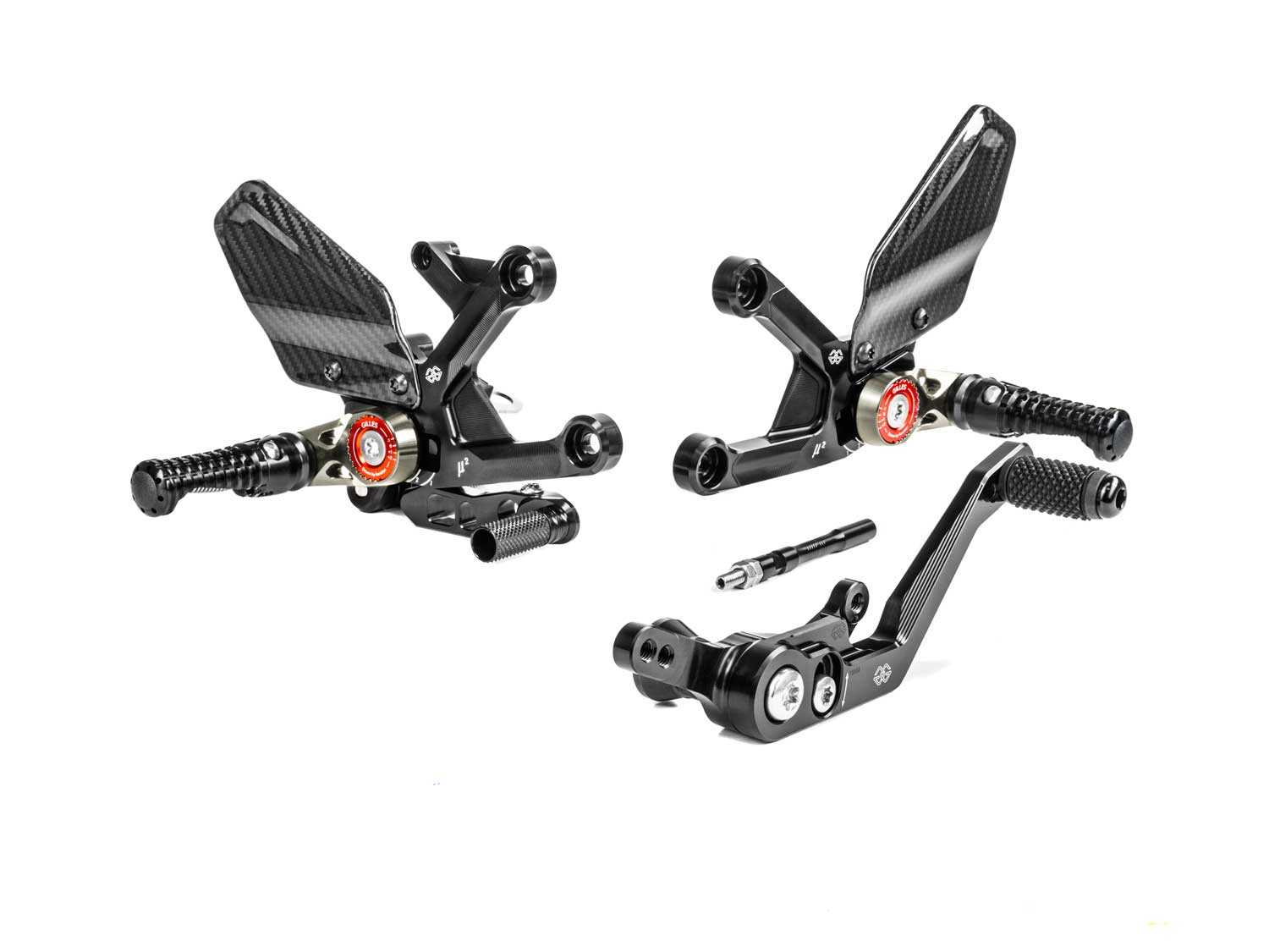 Sistema di pedane MUE2-H02 per Honda CBR1000RR (2020-2026) Sistema di pedane MUE2-H02 per Honda CBR1000RR (2020-2026)