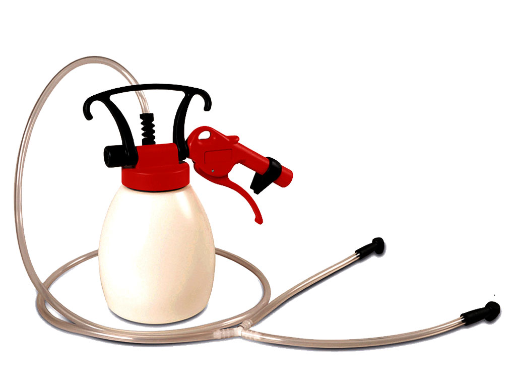 Set di spurgo freni, collegamento per sistemi standard ad aria compressa da 14 pollici