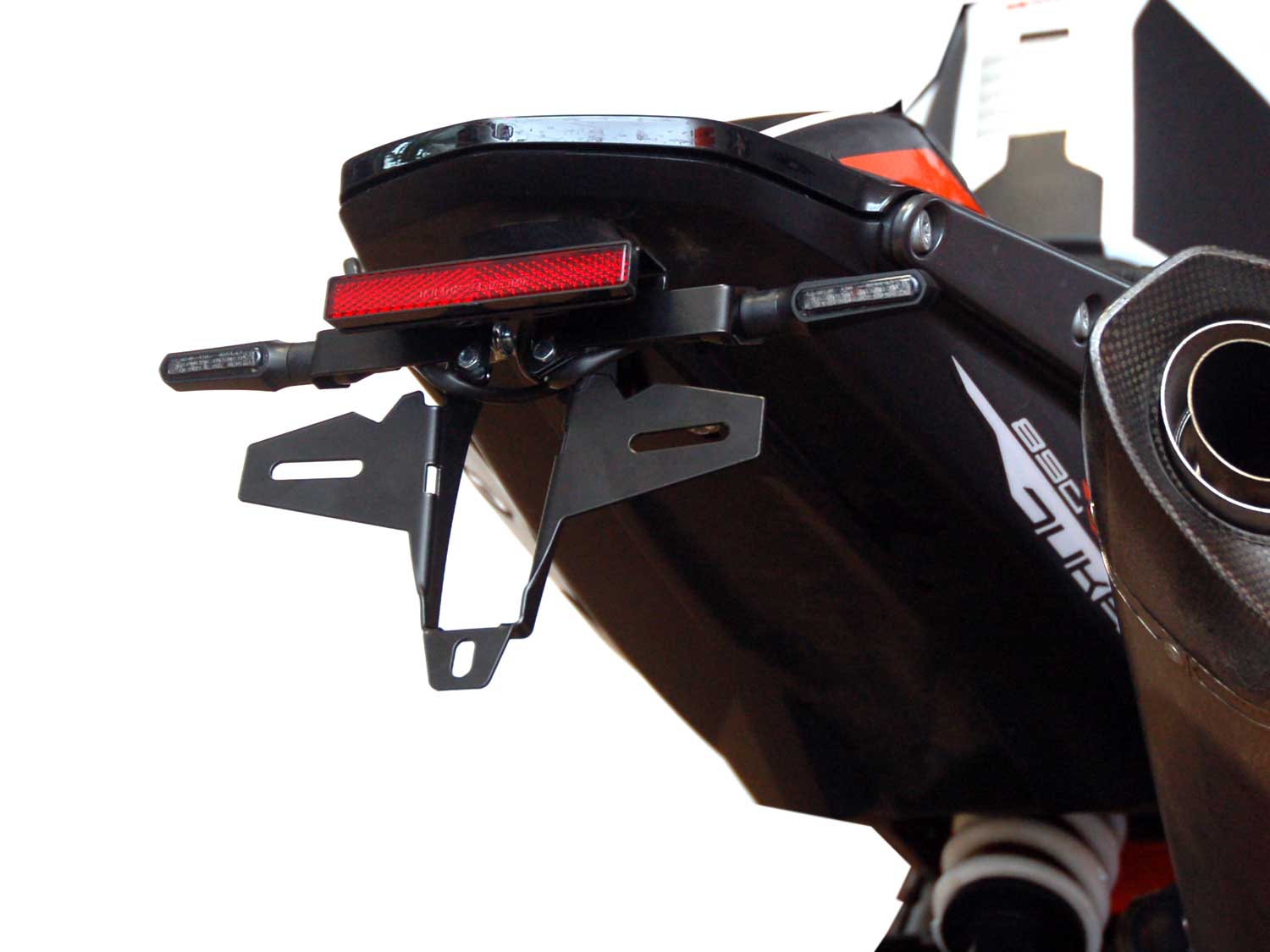 Portatarga IQ5RB per KTM Duke 790 | 890 (2018-2026) Indicatori luminosi posteriori