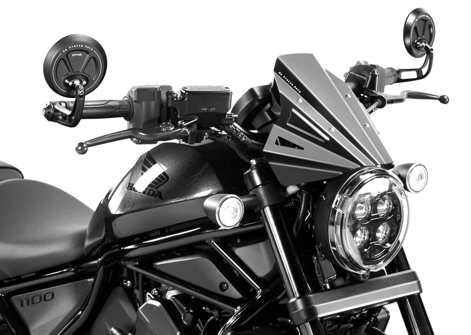 Specchietti retrovisori da manubrio Exential SS per Honda CMX 1100 Rebell (2021-2024)