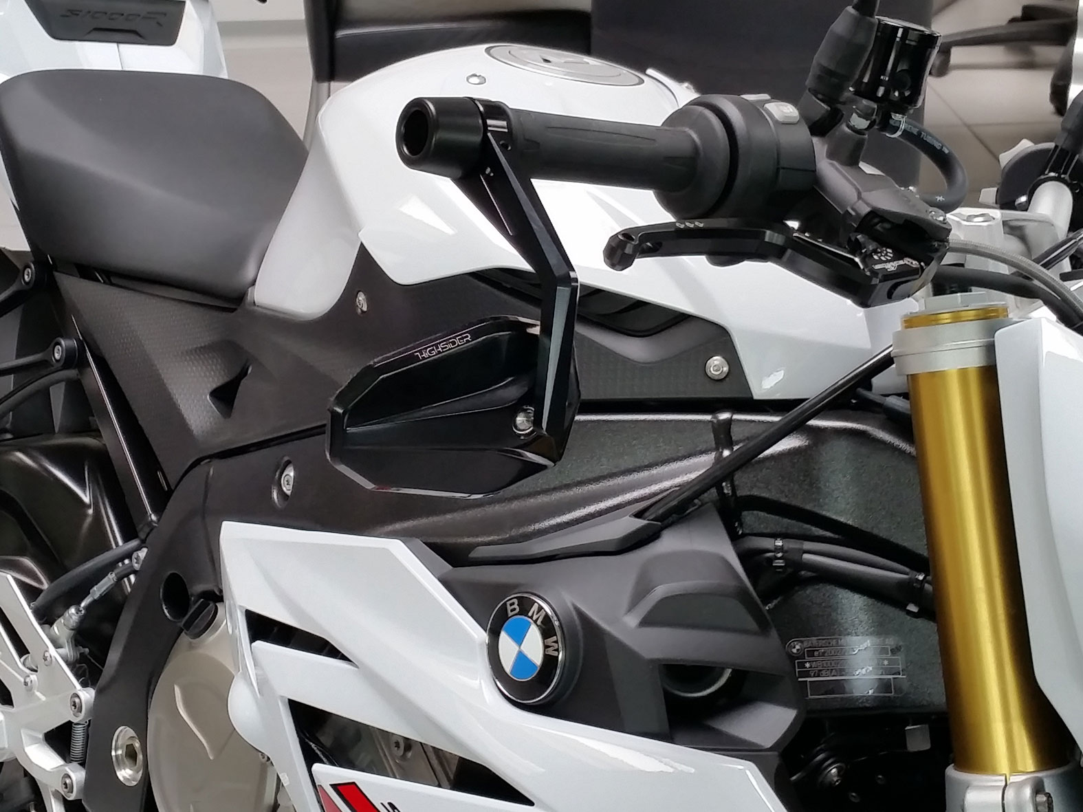 Specchio terminale del manubrio con peso per BMW S1000R Peso del manubrio per BMW S1000R | M1000R (2021-2026)