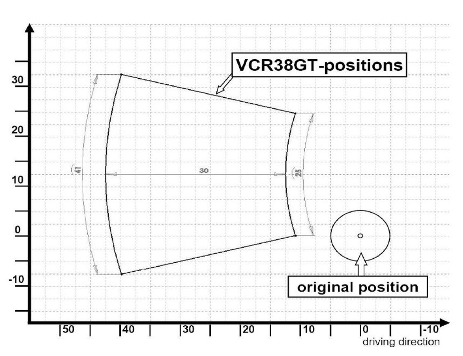Sistema poggiapiedi VCR38GT VCR-A03 NERO