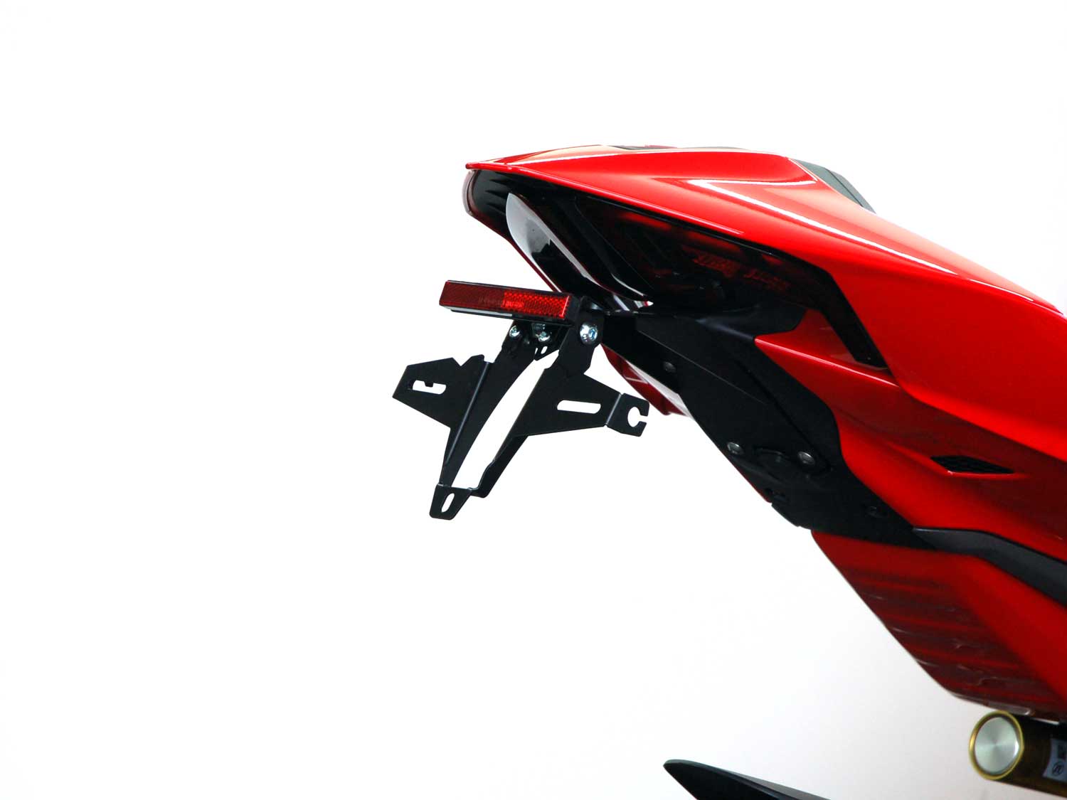 Portatarga IQ4 per Ducati Monster V2 (2026-2027) per indicatori di direzione originali