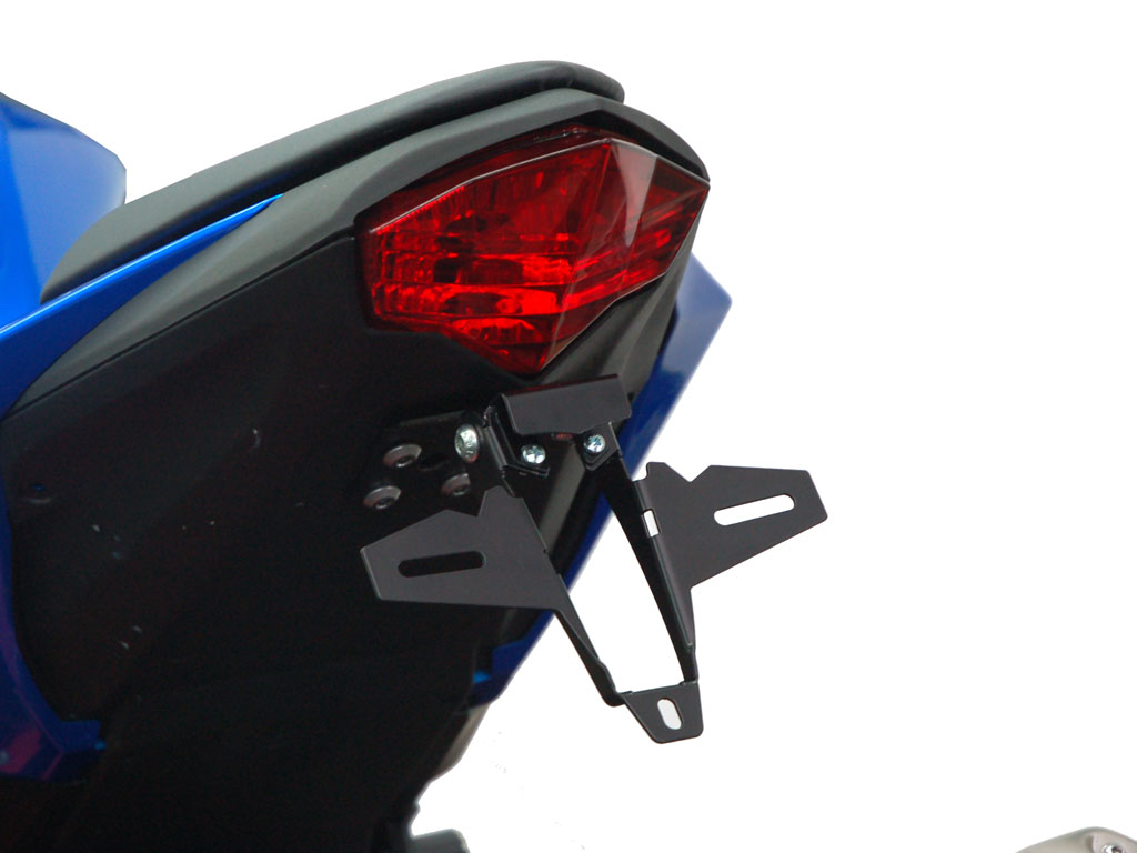 Porta targa IQ1 per Kawasaki Ninja 125 (2019-2026) Kennzeichenhalter IQ1 für Kawasaki Ninja 125 | Z125 (2019-2026) für Originalblinker