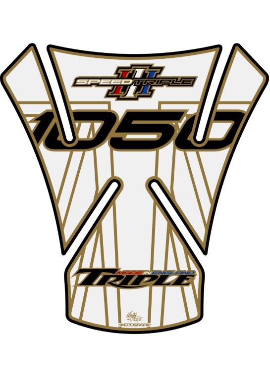 Motografix Tankpad per Triumph Speed Triple 1050 | TT017W1