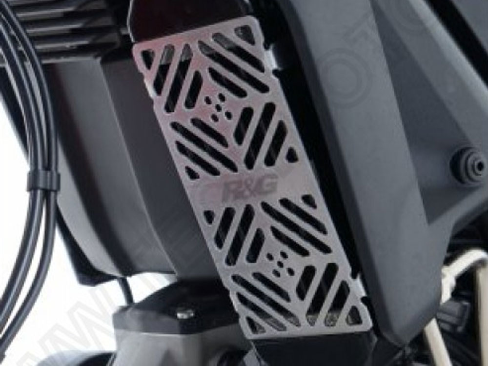 Radiatore griglia radiatore raffreddatore olio argento per Ducati Scrambler 2015- Monster 797 2017- Radiatore griglia radiatore raffreddatore olio argento per Ducati Scrambler 2015- Monster 797 2017-