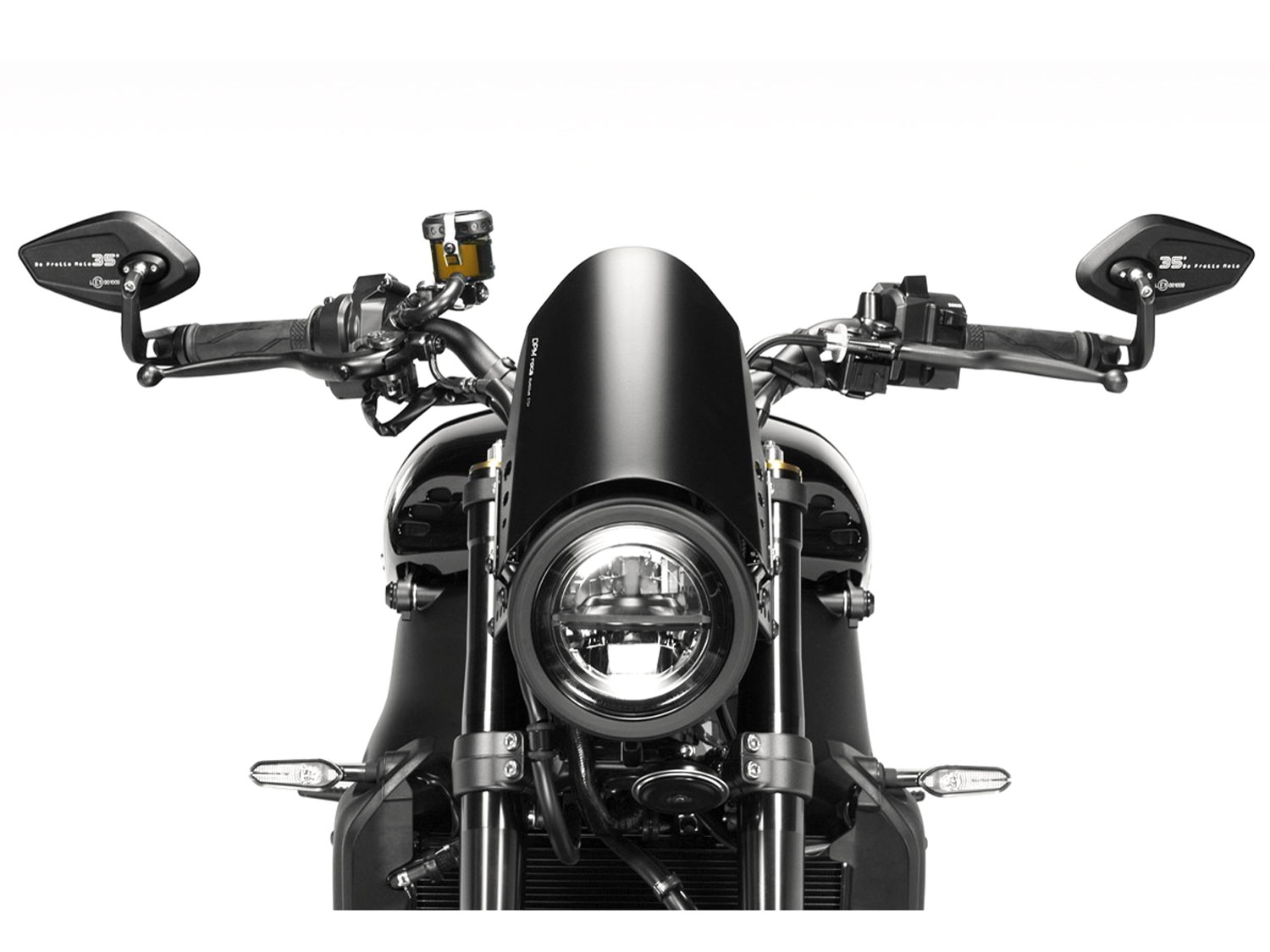 Specchio terminale Revenge SS con peso manubrio per Yamaha XSR900 (2022-2023)