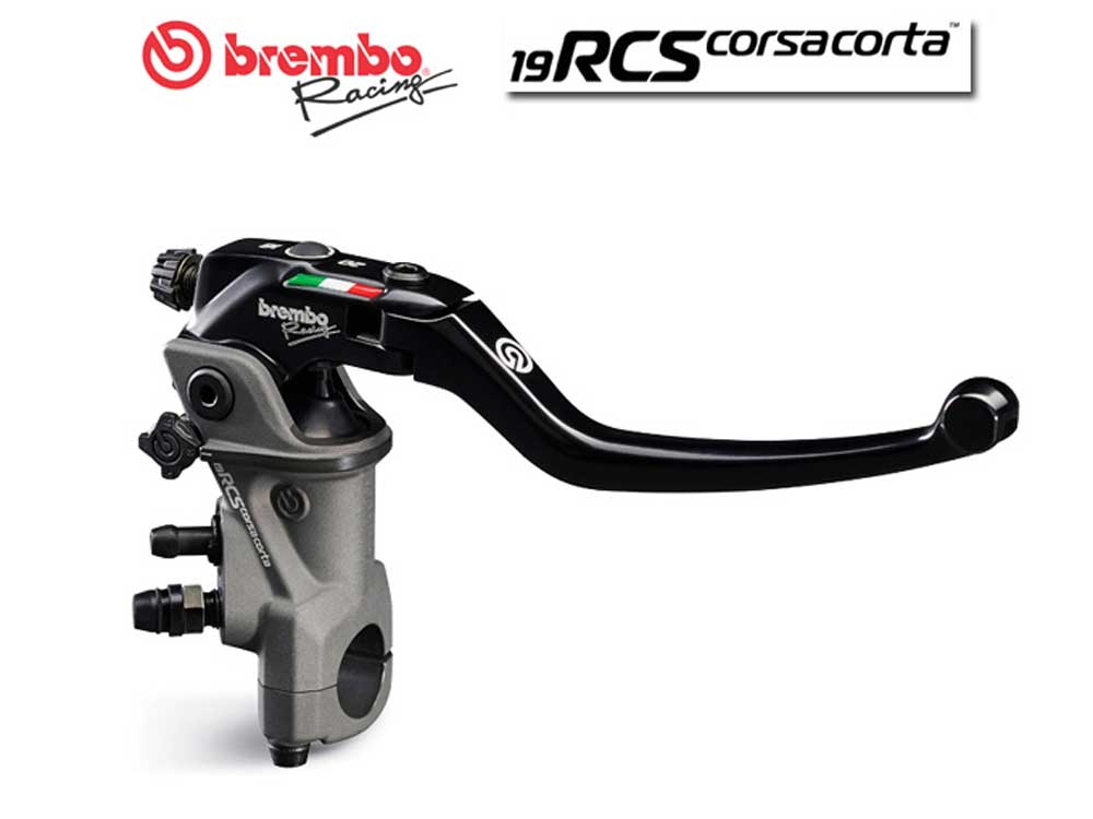 Pompa freno radiale Brembo RCS 19 x 18-20 Corsa Corta Pompa freno radiale Brembo RCS 19 x 18-20 Corsa Corta
