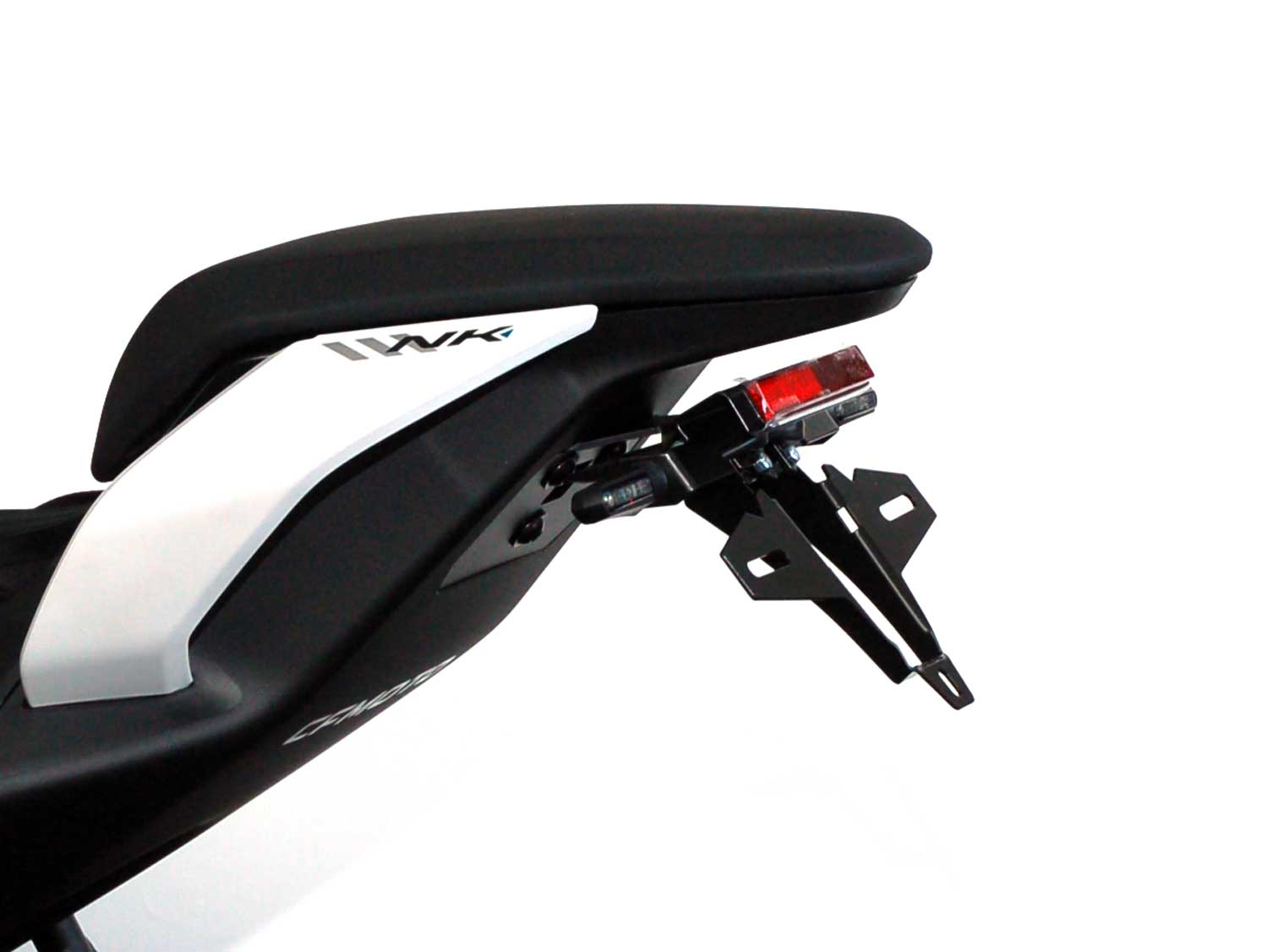 Portatarga IQ5RB per CFMoto 675NK | 675SR-R (2025-2026) Indicatore di direzione posteriore