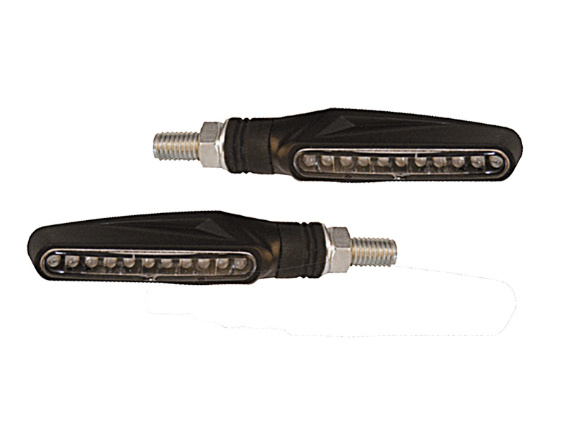 Indicatore di direzione a LED Stix nero