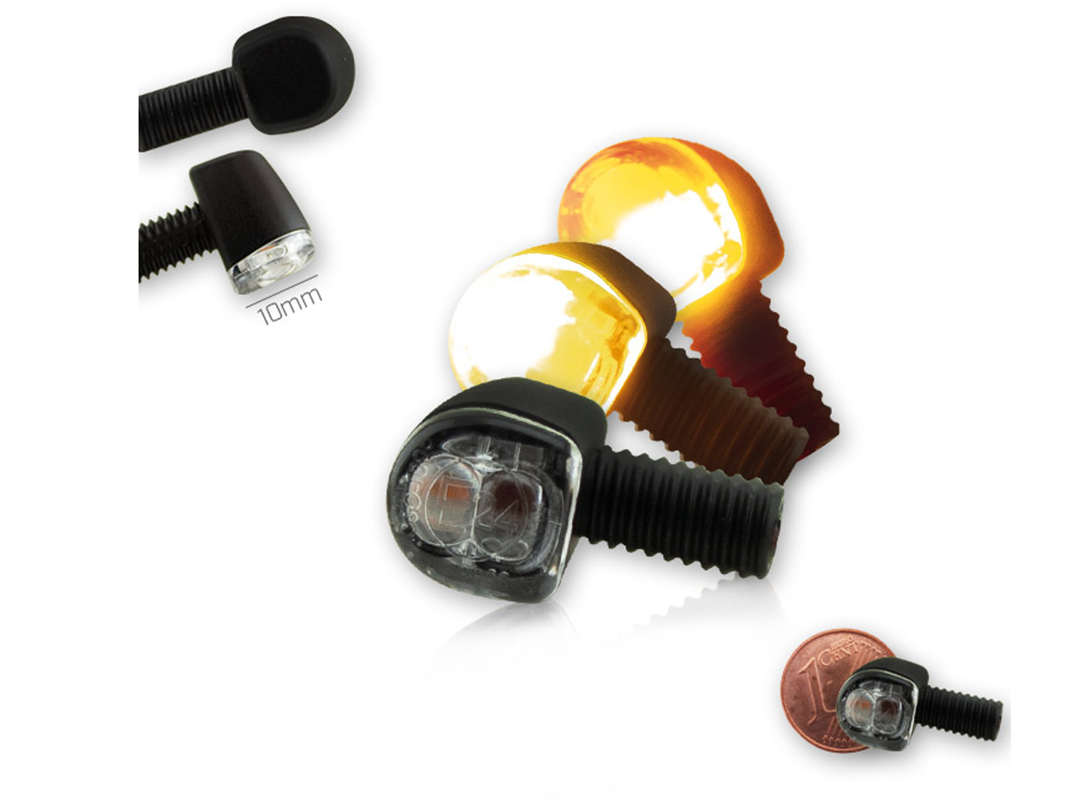 Indicatori di direzione Blob SMD con luce posteriore e luce di stop