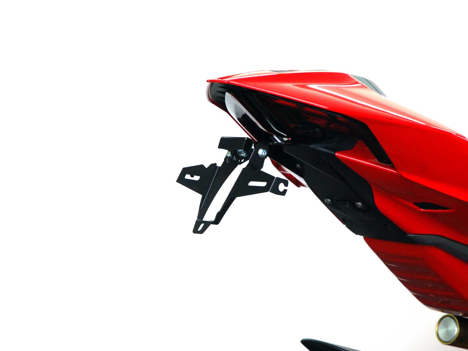 Portatarga IQ1 per Ducati Monster V2 (2026-2027) per indicatori di direzione originali