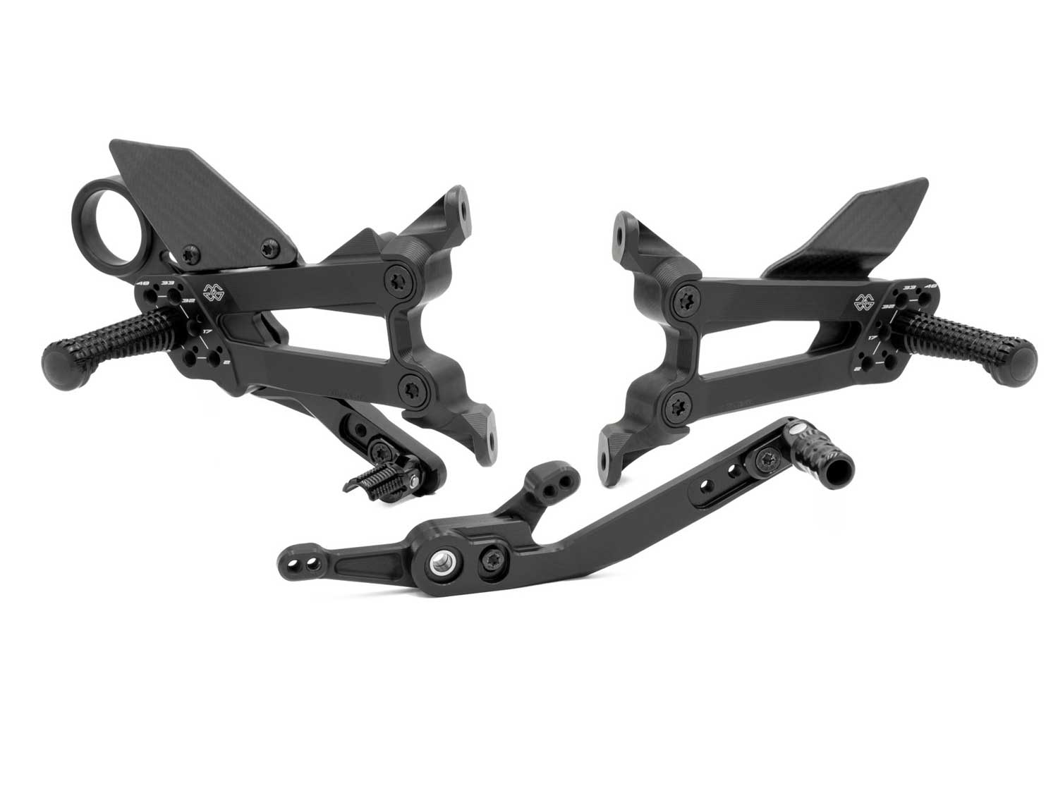 Fußrastenanlage FXR2-BM01-BD für BMW M1000RR | S1000RR Fußrastenanlage FXR2-BM01-BD für BMW M1000RR | S1000RR