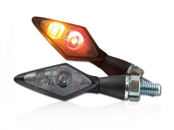 Indicadores LED de chispa con luz trasera y luz de freno