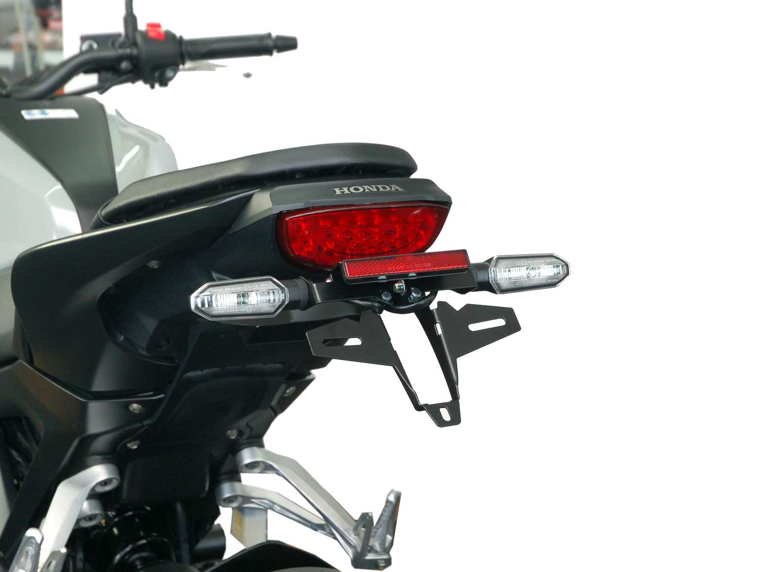 Halteplatte Universal komplett Honda CB 125 R Bj 2018 Nummernschild Halter 