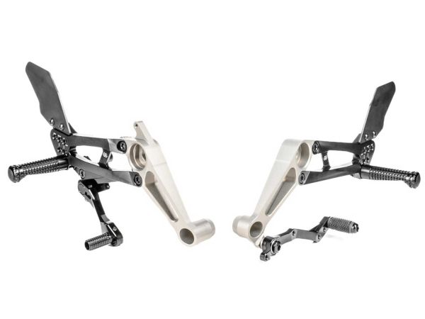 Fußrastenanlage FXR-A03-B für Aprilia RS 660 | Tuono 660