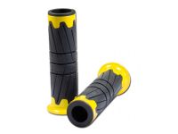 Griffgummi Griffe Lenkergriffe Glossy offen schwarz-gelb