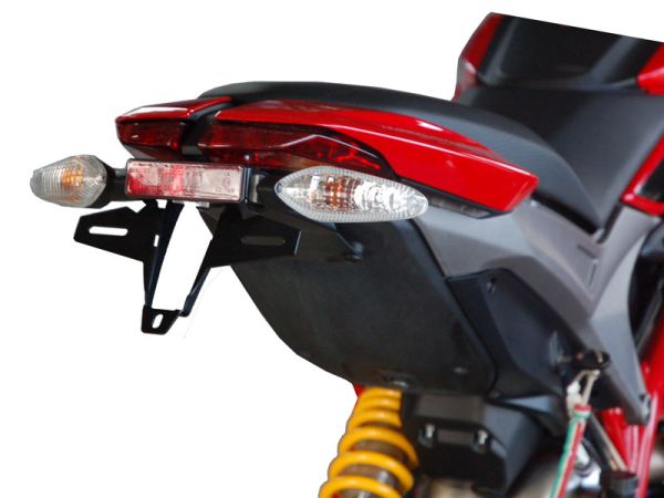 Support de plaque d?immatriculation IQ2 pour Ducati Hypermotard 821 | 939 pour OB