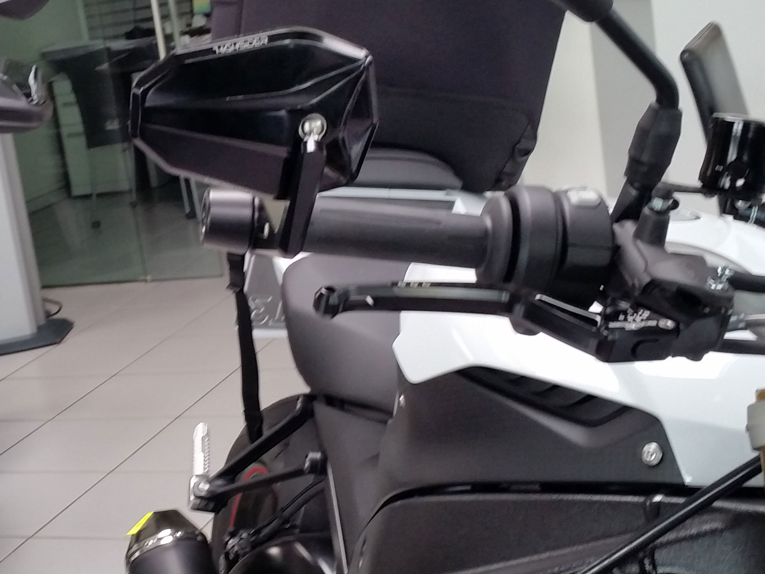 Lenkerendenspiegel Montana mit Lenkergewicht für BMW S1000R